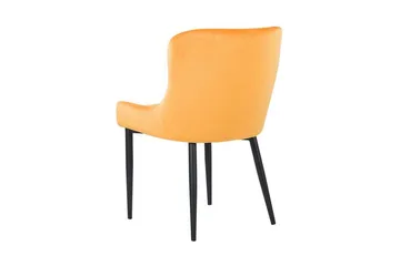 Colino Stol 2-Pack Sammet - Gul - Möbler - Fåtölj & stolar - Matstol & köksstol