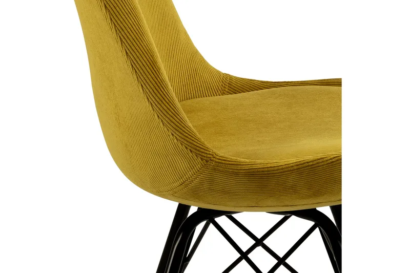 Collina Matstol - Gul/Svart - Möbler - Fåtölj & stolar - Matstol & köksstol