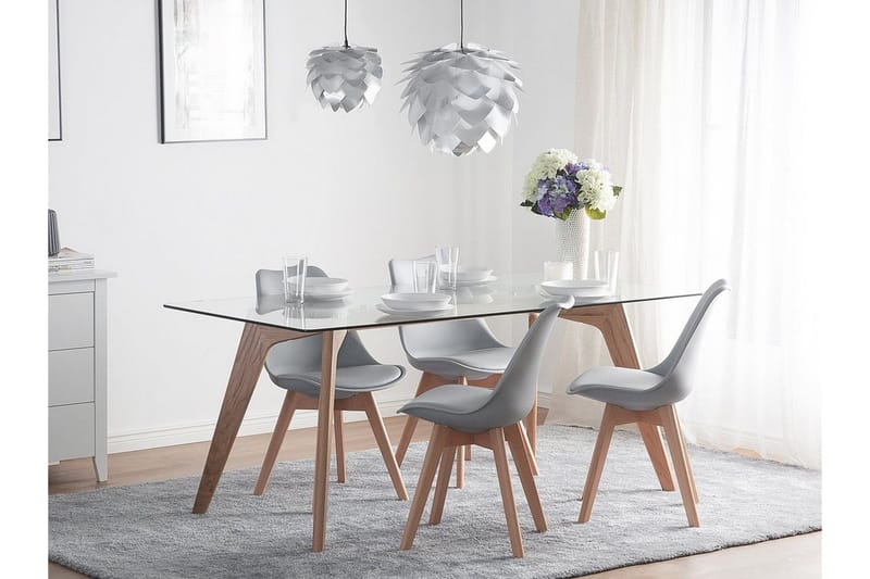 Dakota Ii Stol Set Om 2 St - Grå/Brun - Möbler - Fåtölj & stolar - Matstol & köksstol