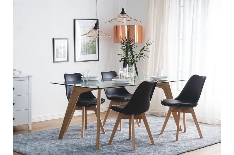 Dakota Ii Stol Set Om 2 St - Svart - Möbler - Fåtölj & stolar - Matstol & köksstol