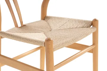 Dastoori Matstol med Armstöd - Natur / Bokträ - Möbler - Fåtölj & stolar - Matstol & köksstol