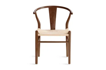 Dastoori Matstol med Armstöd - Valnöt / Trä / Beige - Möbler - Fåtölj & stolar - Matstol & köksstol