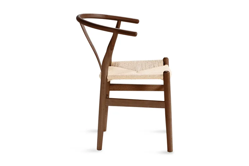 Dastoori Matstol med Armstöd - Valnöt / Trä / Beige - Möbler - Fåtölj & stolar - Matstol & köksstol