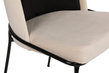 Dorellez Matstol - Svart/Beige - Möbler - Fåtölj & stolar - Matstol & köksstol