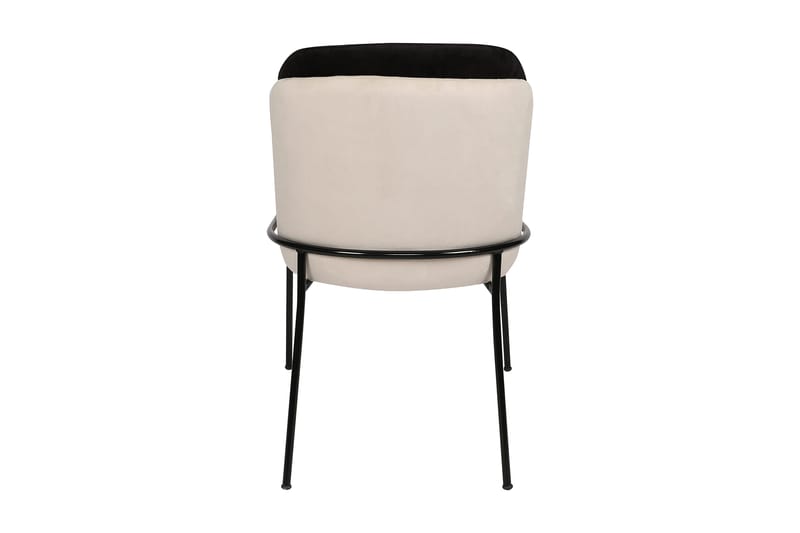 Dorellez Matstol - Svart/Beige - Möbler - Fåtölj & stolar - Matstol & köksstol