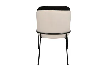 Dorellez Matstol - Svart/Beige - Möbler - Fåtölj & stolar - Matstol & köksstol
