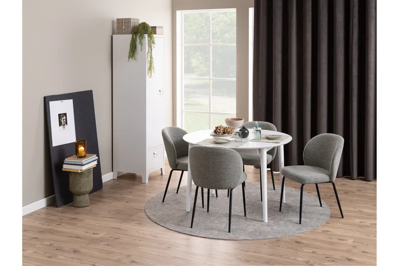 Dursun Matstol - Grå - Möbler - Fåtölj & stolar - Matstol & köksstol