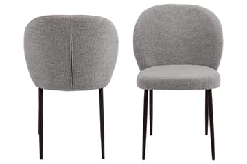 Dursun Matstol - Grå - Möbler - Fåtölj & stolar - Matstol & köksstol