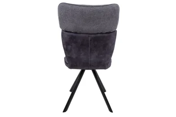 Eddy Stol Mörkgrå Sammet - Möbler - Fåtölj & stolar - Matstol & köksstol