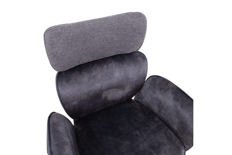 Eddy Stol med armstöd Mörkgrå Sammet - Möbler - Fåtölj & stolar - Matstol & köksstol
