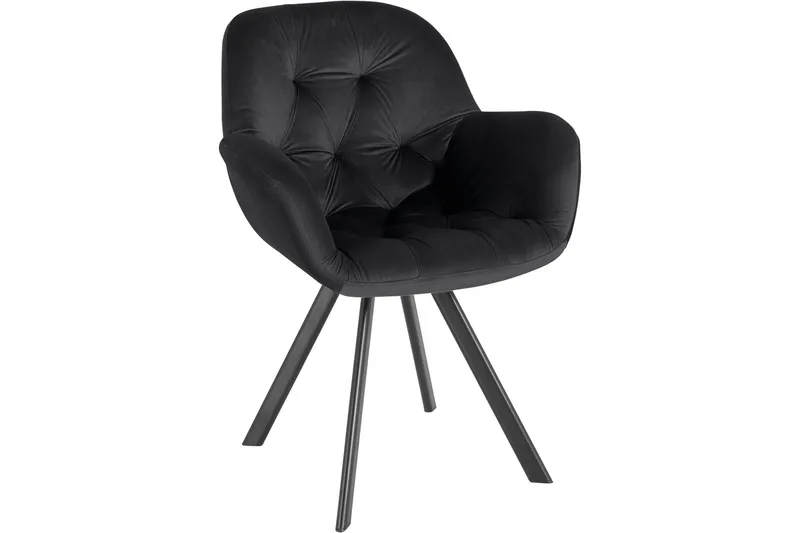 Edmonus Karmstol - Svart - Möbler - Fåtölj & stolar - Matstol & köksstol