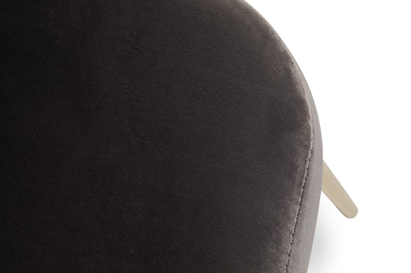 Felipe Matstol Sammet - Grå/Guld - Möbler - Fåtölj & stolar - Matstol & köksstol