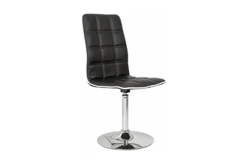 Frida Matstol Konstläder - Svart - Möbler - Fåtölj & stolar - Matstol & köksstol