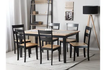 Georgia Stol Set Om 2 St - Trä/Natur - Möbler - Fåtölj & stolar - Matstol & köksstol