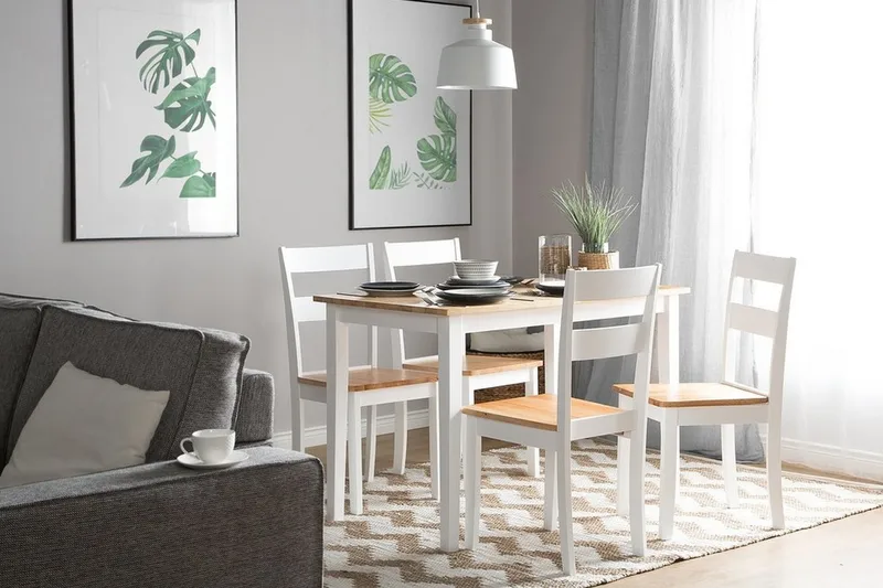 Georgia Stol Set Om 2 St - Vit - Möbler - Fåtölj & stolar - Matstol & köksstol