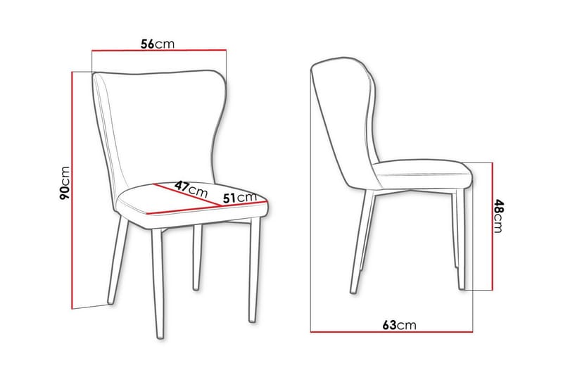 Glenarm Matstol i Sammet med Metallfinish - Smaragdgrön - Möbler - Fåtölj & stolar - Matstol & köksstol