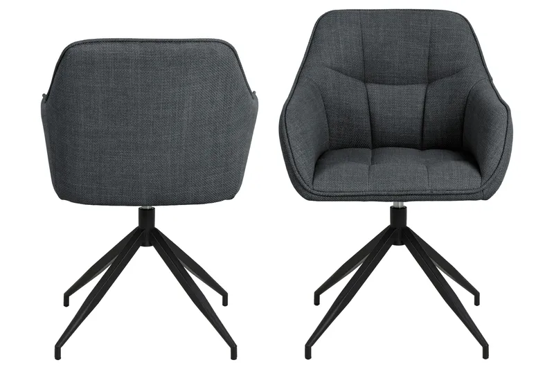 Harford Karmstol - Grå - Möbler - Fåtölj & stolar - Matstol & köksstol