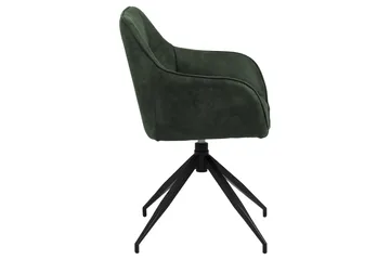 Harford Karmstol Spindelben - Grön/Matt Svart - Möbler - Fåtölj & stolar - Matstol & köksstol