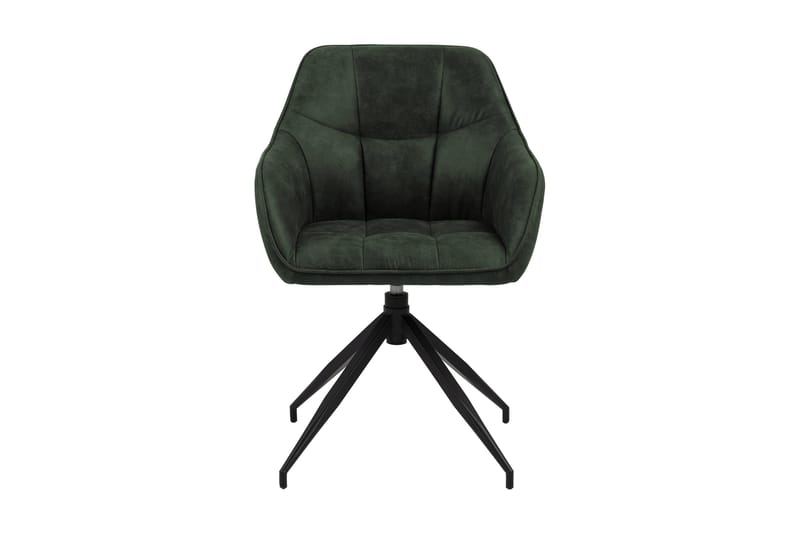 Harford Karmstol Spindelben - Grön/Matt Svart - Möbler - Fåtölj & stolar - Matstol & köksstol