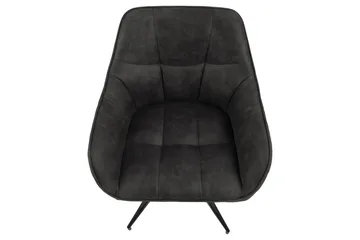 Harford Karmstol Spindelben - Mörkgrå/Matt Svart - Möbler - Fåtölj & stolar - Matstol & köksstol