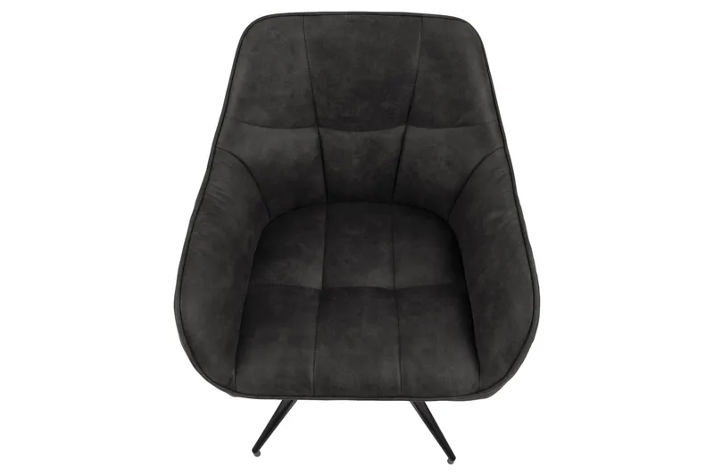 Harford Karmstol Spindelben - Mörkgrå/Matt Svart - Möbler - Fåtölj & stolar - Matstol & köksstol