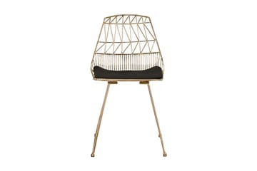 Harlan Stol Set Om 2 St - Guld - Möbler - Fåtölj & stolar - Matstol & köksstol