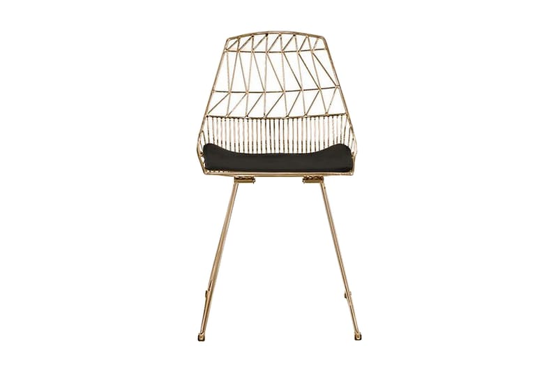 Harlan Stol Set Om 2 St - Guld - Möbler - Fåtölj & stolar - Matstol & köksstol