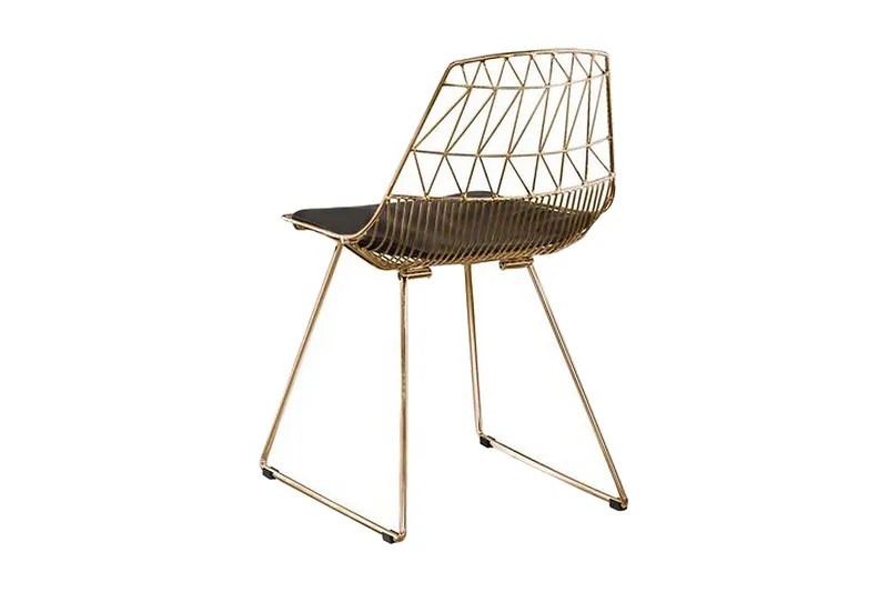 Harlan Stol Set Om 2 St - Guld - Möbler - Fåtölj & stolar - Matstol & köksstol