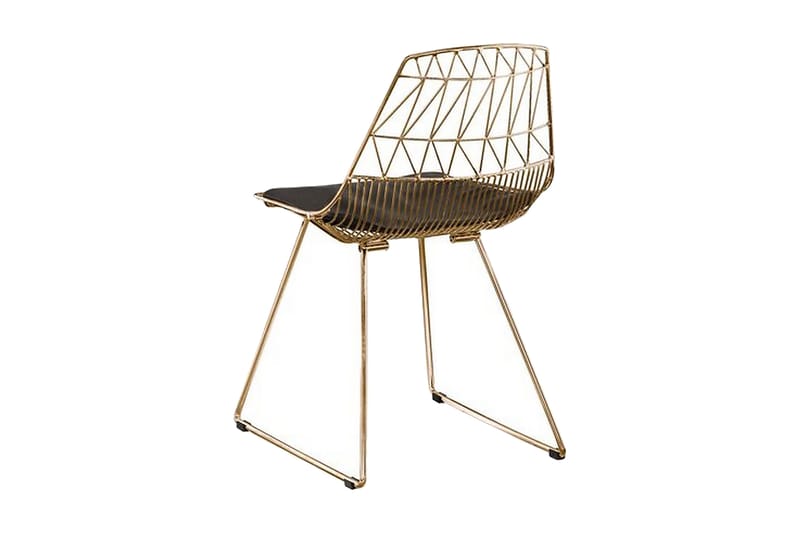 Harlan Stol Set Om 2 St - Guld - Möbler - Fåtölj & stolar - Matstol & köksstol