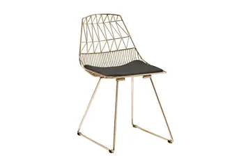 Harlan Stol Set Om 2 St - Guld - Möbler - Fåtölj & stolar - Matstol & köksstol