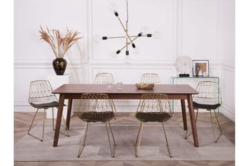 Harlan Stol Set Om 2 St - Guld - Möbler - Fåtölj & stolar - Matstol & köksstol