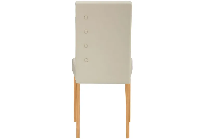 Hastevik Matstol - Cremevit/Ljus Natur - Möbler - Fåtölj & stolar - Matstol & köksstol