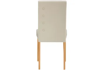 Hastevik Matstol - Cremevit/Ljus Natur - Möbler - Fåtölj & stolar - Matstol & köksstol