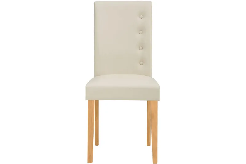 Hastevik Matstol - Cremevit/Ljus Natur - Möbler - Fåtölj & stolar - Matstol & köksstol