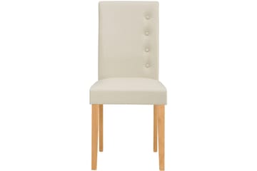 Hastevik Matstol - Cremevit/Ljus Natur - Möbler - Fåtölj & stolar - Matstol & köksstol