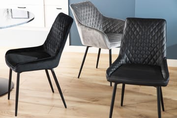 Hennebyn Matstol - Mörkgrå - Möbler - Fåtölj & stolar - Matstol & köksstol