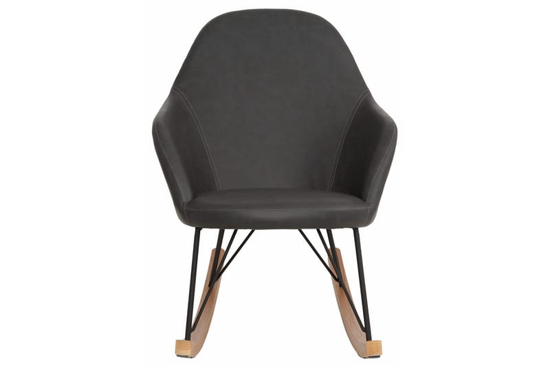 Hetton Gungstol Konstläder - Grå - Möbler - Barnmöbler - Barnstol - Gungstol barn