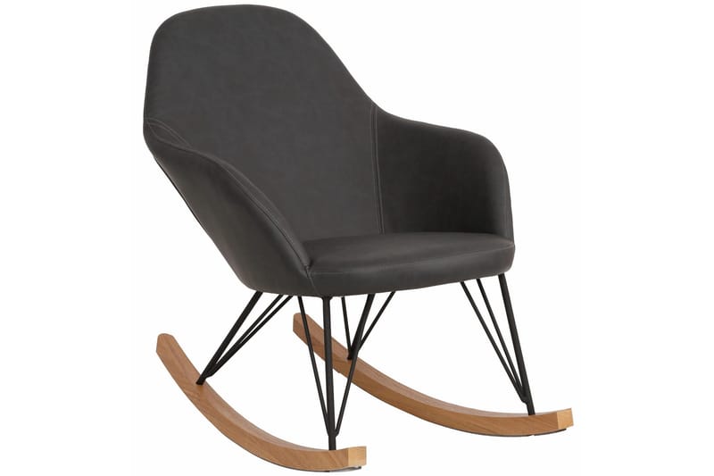 Hetton Gungstol Konstläder, Grå