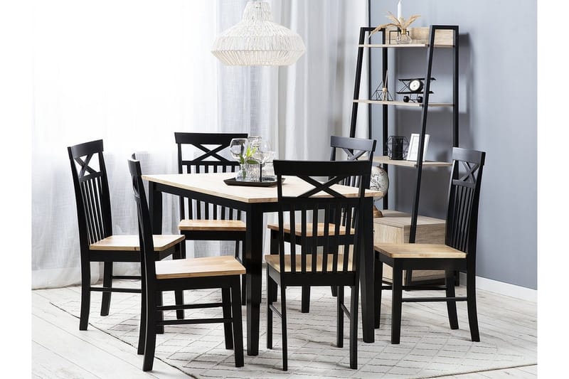 Houston Stol Set Om 2 St - Trä/Natur - Möbler - Fåtölj & stolar - Matstol & köksstol