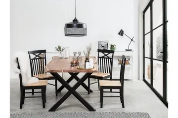 Houston Stol Set Om 2 St - Trä/Natur - Möbler - Fåtölj & stolar - Matstol & köksstol