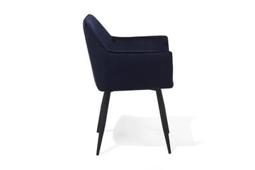 Jasmin Stol Set Om 2 St - Blå - Möbler - Fåtölj & stolar - Matstol & köksstol