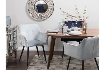 Jasmin Stol Set Om 2 St - Grå - Möbler - Fåtölj & stolar - Matstol & köksstol