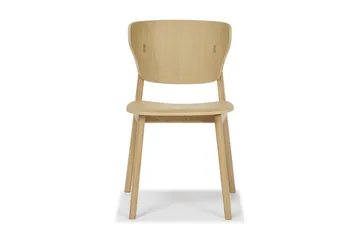 Jerup Matstol Massiv Ek - Brun - Möbler - Fåtölj & stolar - Matstol & köksstol