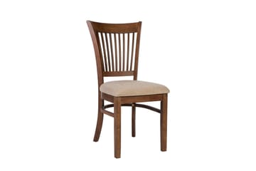 Joy Matstol i Tyg med Träben - Beige - Möbler - Fåtölj & stolar - Matstol & köksstol