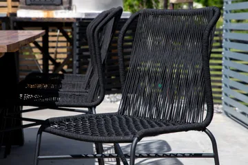 Julian Matstol Stapelbar - Svart - Möbler - Fåtölj & stolar - Matstol & köksstol