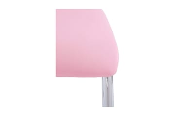 Köksstol Aiwa Konstläder 4-pack - Rosa|Krom - Möbler - Fåtölj & stolar - Matstol & köksstol