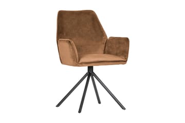 Köksstol Arcen Sammet - Beige - Möbler - Fåtölj & stolar - Matstol & köksstol
