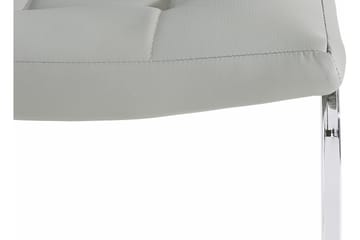 Köksstol Belal Konstläder 2-pack - Grå - Möbler - Fåtölj & stolar - Matstol & köksstol