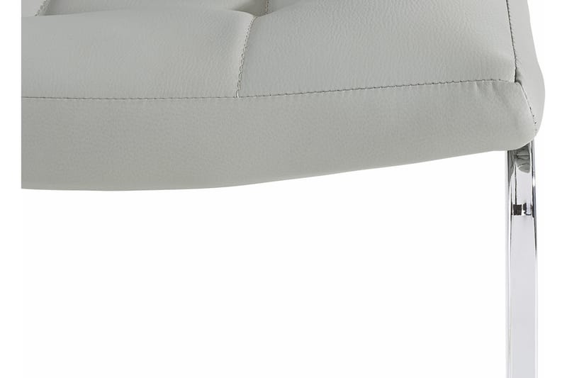 Köksstol Belal Konstläder 2-pack - Grå - Möbler - Fåtölj & stolar - Matstol & köksstol