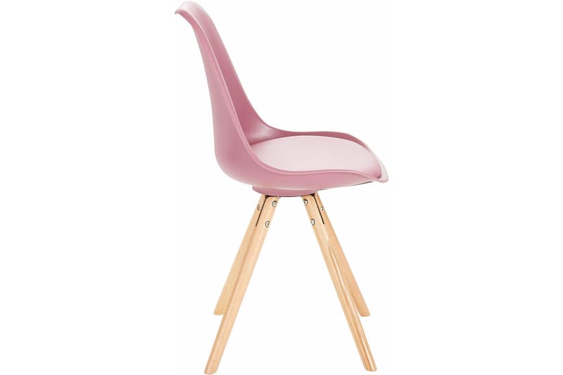 Köksstol Brenda 2-pack - PU|Rosa|Ek - Möbler - Fåtölj & stolar - Matstol & köksstol